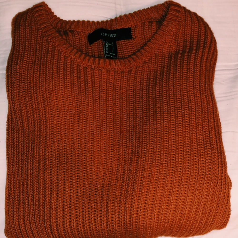 Orange sweater!
